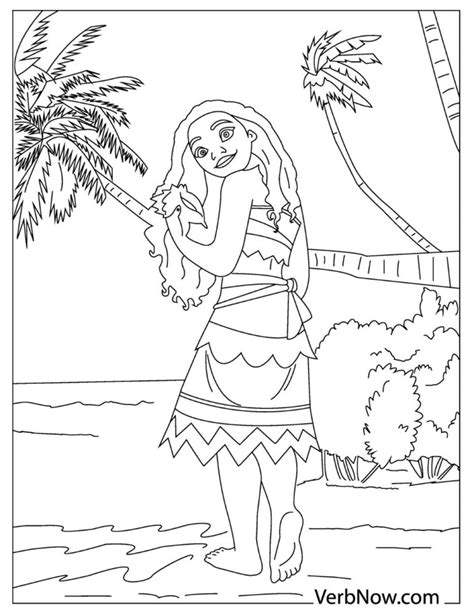 moana coloring pages   printable  verbnow