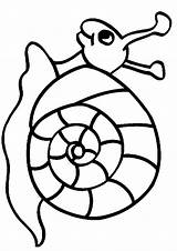 Coloring Pages Escargot Snail Snails Colouring sketch template