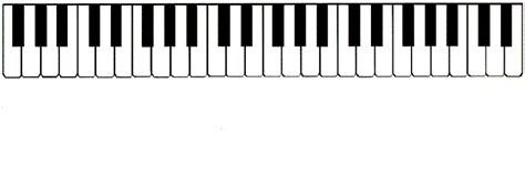 printable piano keyboard template printable templates