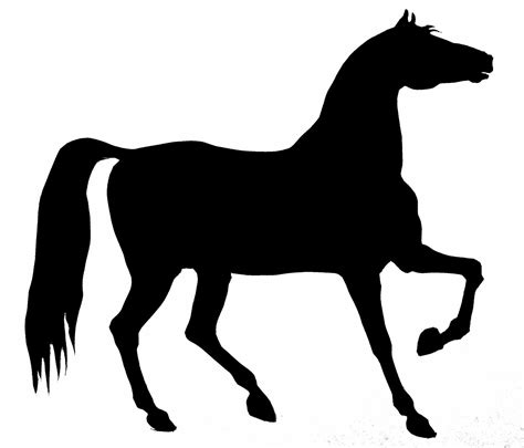 horse stencils clipart