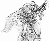 Garen Legends League Coloring Pages sketch template