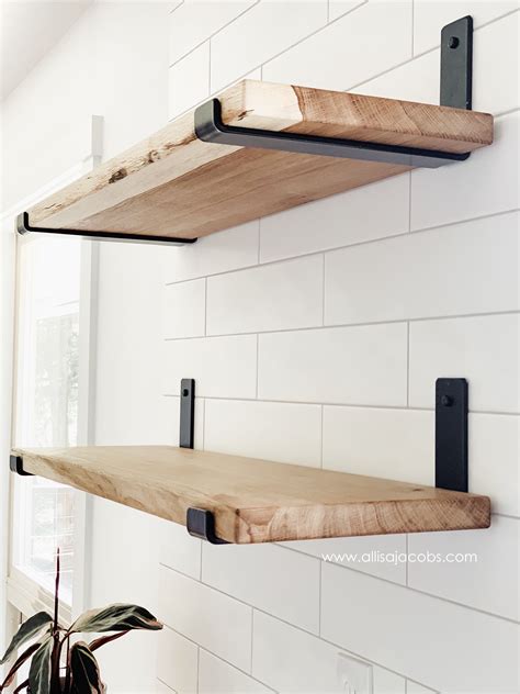 beautiful open kitchen shelving ideas diy wood shelves diy