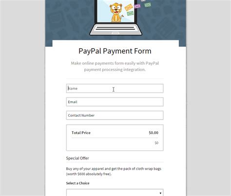 collect payments safely  formget forms formget