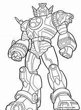 Coloring Rangers Power Megazord Pages Pacific Rim Voltron Zord Printable Dino Charge Ranger Force Colouring Wild Mini Color Print Danger sketch template