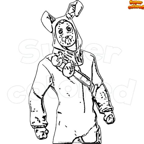 fortnite bunny skin coloring page images   finder