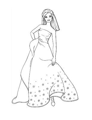 barbie coloring pages fashionista barbie coloring pages
