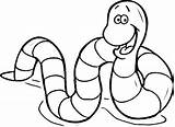 Coloring Worm Grin Colouring Earthworm Color Pages Designlooter Printable Getdrawings Getcolorings 438px 03kb sketch template