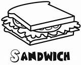 Sandwich Dibujos Para Colorear Coloring Alimentos Pintar Con Peanut Butter Color Dibujo Infantil Maestra Un School Sanwich Pages Getcolorings Sheet sketch template