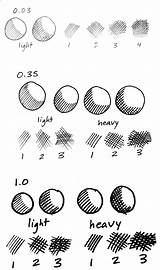 Hatching Shading Examples Parallel Sketches Crosshatching Tonal Menloparkart Sketching Marks Tutorials Sombras Inking Ejercicios sketch template