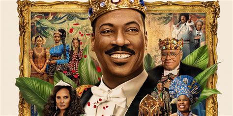 coming  america  poster features eddie murphy  cast