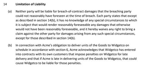 heres  alternative   usual consequential damages randomness adams  contract drafting