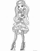 Pages Coloring Ever After High Cerise Hood Getcolorings sketch template