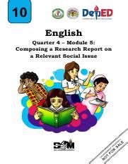 english  module    english quarter  module