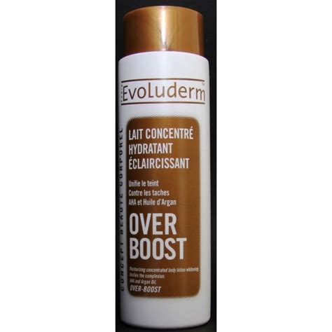 evoluderm  boost concentrated brightening moisturizing body lotion