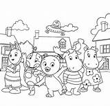 Pages Coloring Backyard Getcolorings Backyardigans sketch template