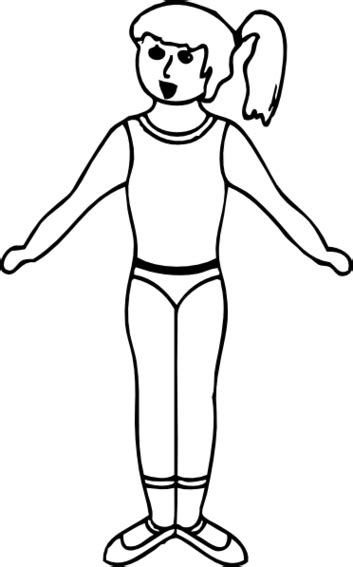 body outline templates clipart