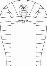 Headdress Egipto Pharaoh Pharaohs Disfraz Faraones Egipcio Egipcia Curriculum Faraon Head Egiziana Egizia Egiziano Egipcios Interprets Egito Antigo Artesanato Artesanías sketch template