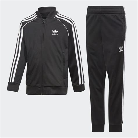 sst zwart kindertrainingspak adidas nederland