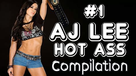 wwe aj lee s hot ass in jeans compilation 1 2015 [hd] youtube