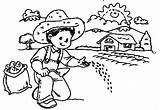 Campesino Campesinos Agricultura Agricultor Trabajador Trabajo Trabajadores Cuentos Perros Preescolar sketch template