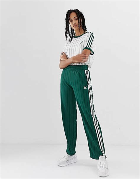 adidas originals track pants  green asos