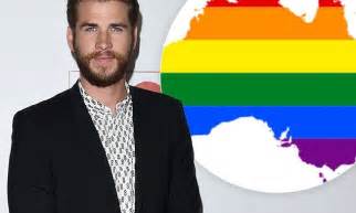 liam hemsworth supports australia s same sex marriage daily mail online