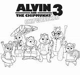 Chipmunks Alvin Chipwrecked Kids Letscolorit Printable sketch template