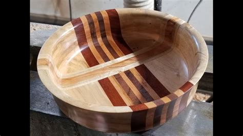 wood turning  segmented bowl youtube