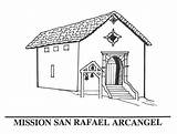 Missions California Mission Rafael San Arcangel History Project Califa Boat Early Plan Building sketch template