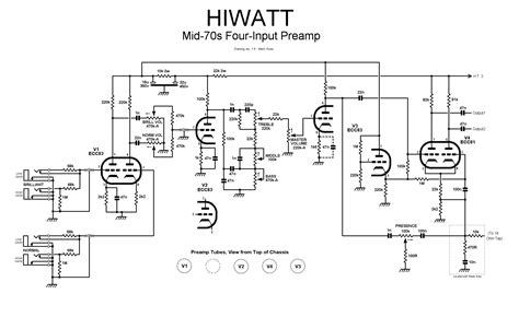 hiwatt dr  experts     hole   hole preamp circuit  gear page