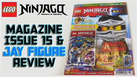 Lego Ninjago Magazine 15 And Jay Minifigure Review Youtube