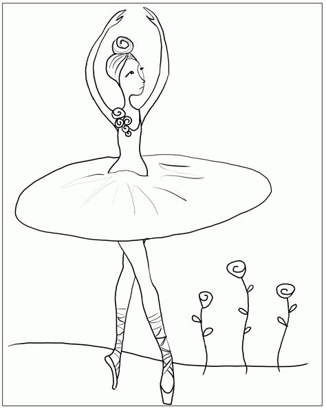 printable ballet coloring pages coloring home