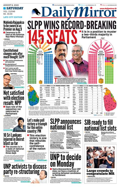 daily mirror sri lanka newspaper   digital subscription