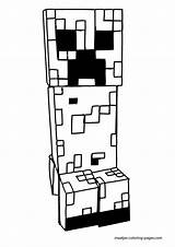 Minecraft Coloring Pages Creeper Printable Print Mine Color Kids Skins Craft Book Colouring Coloriage Servers Creepers Mutant Badass Popular Printables sketch template