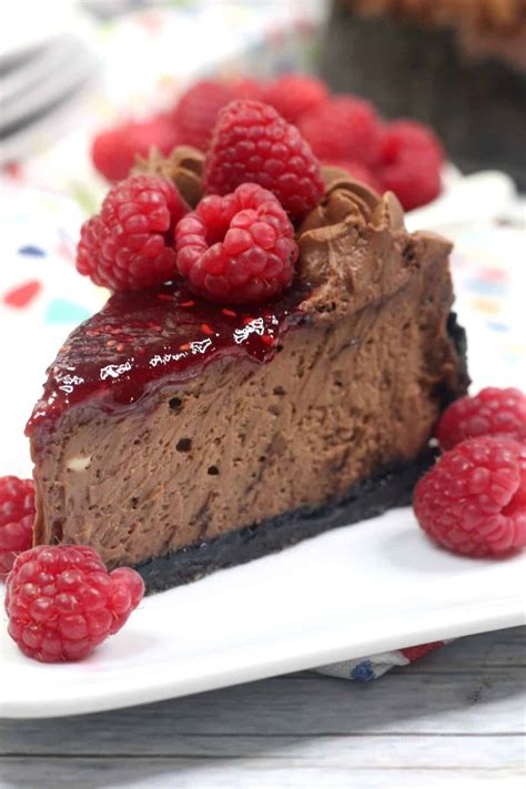 Instant Pot Chocolate Raspberry Cheesecake Recipe Sweet