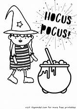 Pocus Hocus sketch template