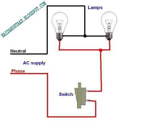 basic lamp circuit diagram