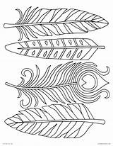 Coloring Feather Pages Feathers Print Printable Color Merry Round Indian Go Boho Drawing Simple Rosemaling Tribal Kids Bird Printables Adults sketch template