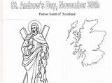 St Andrew 30th November sketch template