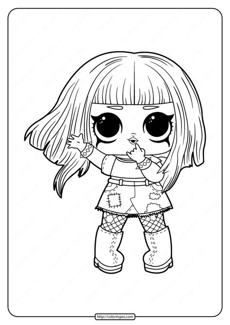 printable lol surprise dolls coloring pages high quality