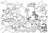 Savannah Zoo Savane Colouring Fond Hintergrund Schwarzweiss Mit Animale Vecteur Dschungeltiere Vinilo Africains Bakgrund Svartvitt Djur Familj Wonder Pixers sketch template