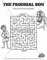 Prodigal Mazes Sharefaith sketch template