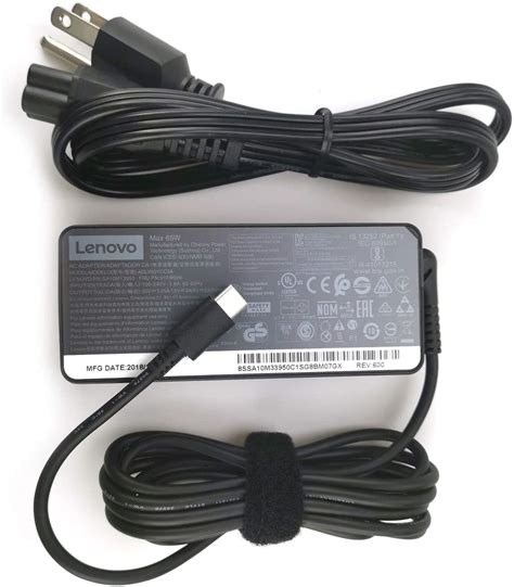lenovo laptop charger  watt usb type cusb  ac power adapter