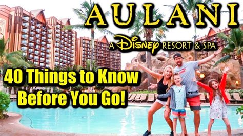 aulani disney resort in hawaii 40 things to know before you go youtube