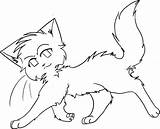 Cat Warrior Coloring Pages Cats Color Printable Template Print Clan Kids Clipart Firestar Made Girls Line Colouring X3 Want Some sketch template