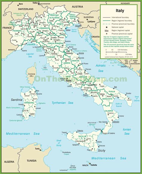 political map  italy zip code map