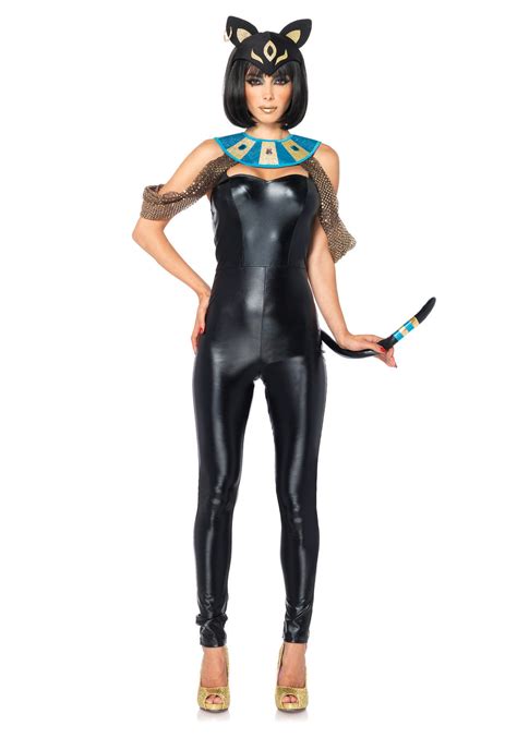 egyptian cat goddess adult costume