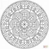 Coloring Mandala Pages Celtic Flower sketch template