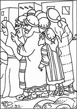 Zacchaeus Zaccheus Zaccheaus Ebibleteacher Honesty Coloringhome sketch template