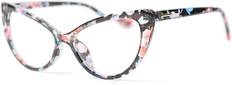 soolala womens oversized fashion cat eye eyeglasses frame